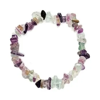 Náramek Fluorit duhový – sekaný náramek pro harmonizaci těla a mysli