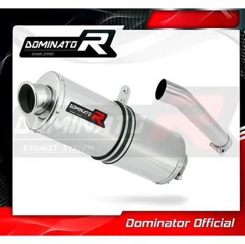 Výfuk pro motocykl Laděný výfuk DOMINATOR SUZUKI DL650 V-STROM 04-06 OVÁLNÁ KONCOVKA