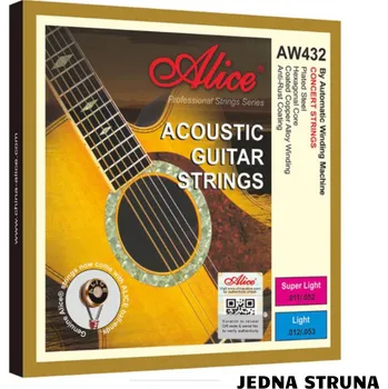 Struna pro hudební nástroj Alice AW432P-SL-5 Acoustic Guitar String