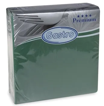 Papírový ubrousek WIMEX Premium 40 x 40 cm tmavě zelené 50 ks