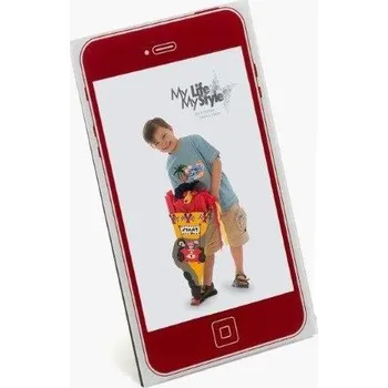 Rám na obraz Dětský akrylový fotorámeček 10x15 KIDS MOBIL červený kph