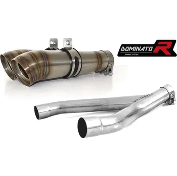 Výfuk pro motocykl Laděný výfuk DOMINATOR SUZUKI DR750 S / BIG KONICKÉ KONCOVKY GP 2