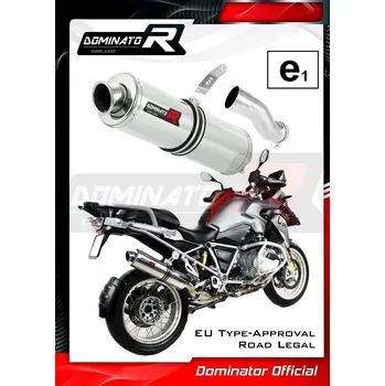 Výfuk pro motocykl Homologovaný Laděný výfuk DOMINATOR BMW R1200GS 2013-2018 R12W KULATÁ KONCOVKA STANDART HOMOLOGACE