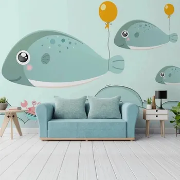 Fototapeta Solution Media 3D tapety - Ryby s balónky MU3963 6 - Samolepící tapeta - 380-450g/m2