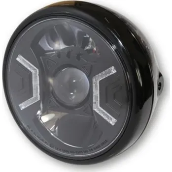 Osvětlení pro motocykl HIGHSIDER LED moto přední světlo RENO TYP 2 černé