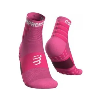 Pánské ponožky COMPRESSPORT TRAINING SOCKS 2-PACK pink T4 ponožky + DÁREK DLE VÝBĚRU!
