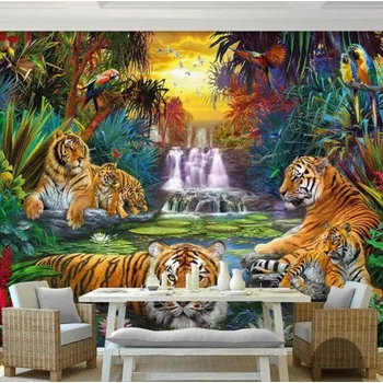 Fototapeta Solution Media 3D tapety - Tygři MU1530 3 - 3D Relief - Vliesová tapeta - 320g/m2