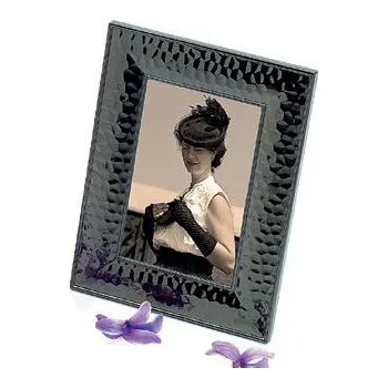 Rám na obraz Černý kovový fotorámeček 13x18 FUTURE kph