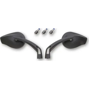 Zrcátko pro motocykl HIGHSIDER moto zrcátko PHOENIX 2 černé