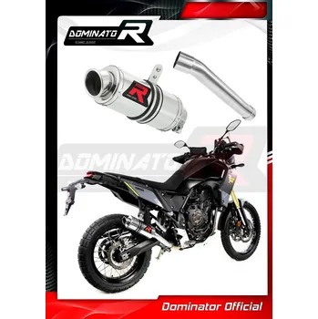 Výfuk pro motocykl Laděný výfuk DOMINATOR YAMAHA TENERE 700 19-21 KULATÁ KONCOVKA GP1