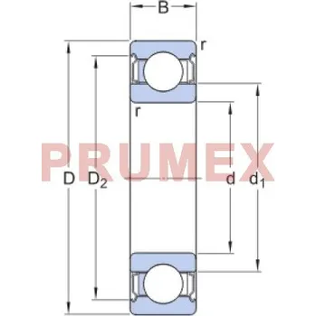 SKF 6214-2Z/VA228 kuličkové ložisko