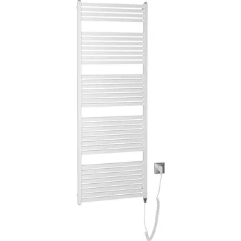 Radiátor Aqualine TONDI-E elektrické otopné těleso rovné 600x1690 mm, 800 W, bílá
