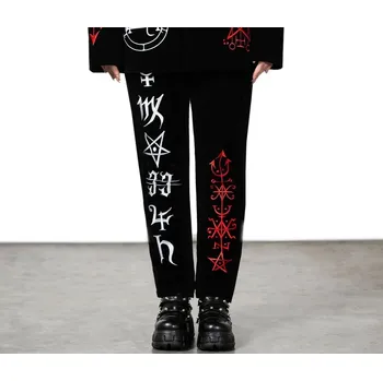 Pánské kalhoty kalhoty unisex KILLSTAR - Enthroned Suit - Black - XS