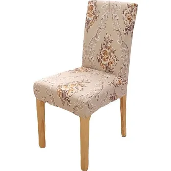 Potah na židli Potah na židle - Moderní tvary béžová klasik