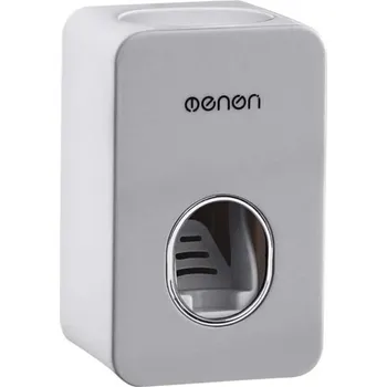 Držák na kartáček MH tech automatický dávkovač zubní pasty šedý