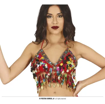Karnevalový kostým Guirca Dámský top pro břišní tanečnici