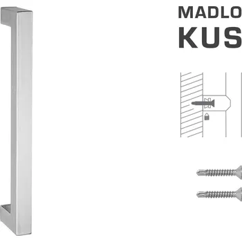 FT - MADLO kód K02K 25x25 mm ST ks Ø 25 mm, 300 mm, 325 mm BN - Broušená nerez