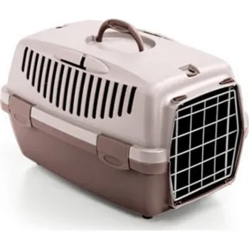 přepravka pro zvíře Stefanplast Gulliver 1 kovová dvířka, růžovo-hnědá