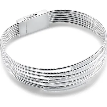 Náramek Queen Maud Icy Bracelet - Stříbrný náramek s lesklým sklem
