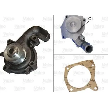 Chladič motoru Vodní čerpadlo, chlazení motoru VALEO 506529
