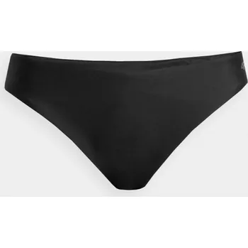 Dámské plavky 4F 4FSS23UBKBF022 DEEP BLACK Spodní díl plavek US L