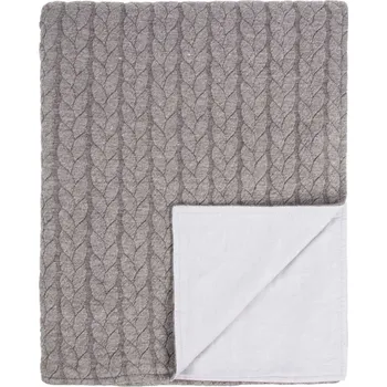 deka Šedý pléd Tiseco Home Studio Sommar, 130 x 170 cm ID_1282768