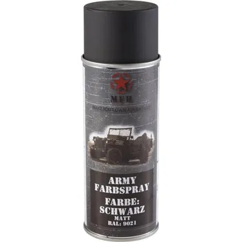 MFH Armádní sprej 400 ml matně černý