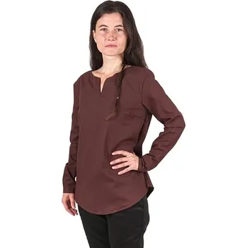 Karnevalový kostým imago Bavlněná dámská tunika s dlouhým rukávem - hnědá, velikost L