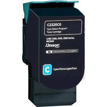 Lexmark C240X20 azurový (cyan) originální toner