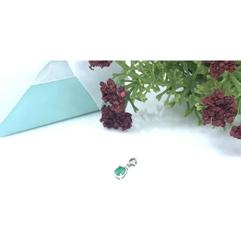 Přívěsek Diante Zlatý přívěsek s briliantem a smaragdem 83000696