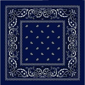 Šátek Blingstar Bandana šátek - Navy Blue Tmavě modrá - 55 cm - B200