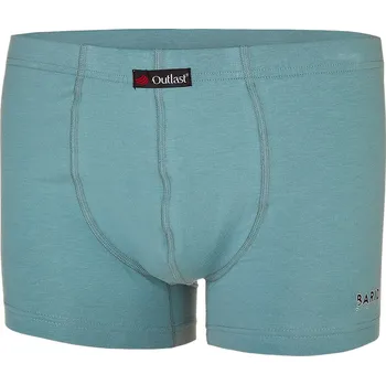 Boxerky BARIDI wear Boxerky pánské tenké plochý šev Outlast® - tm.lišejník Velikost oblečení: L
