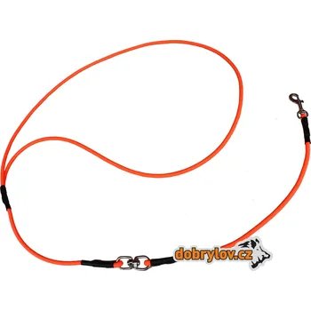 Vodítko pro psa edworld Vodítko kulaté kolem těla s obrtlíkem, průměr materiálu 8mm, volitelné rozměry, barva a typ ukončení Obvod těla: 170 cm, Délka propoje: 30 cm, Délka přípoje: 70 cm