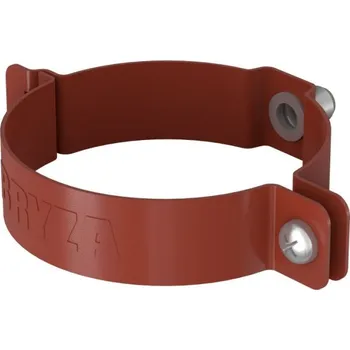 okap BRYZA Objímka svodu pozinkovaná Ø 90 mm, Cihlově červená RAL 8004