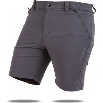 Pánské kraťasy Pánské outdoorové šortky TRIMM Tracky šedé Barva: dark grey, Velikost: L