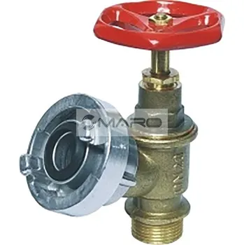 Vodovodní potrubí Pavliš & Hartmann Hydrant nástěnný Ms D25, PN10, ventil 3/4", se spojkou Al, vv106