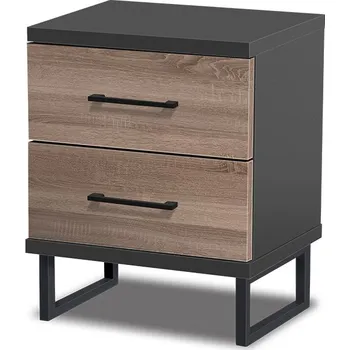 Noční stolek Nabytekmorava Noční stolek Maroko barva lamina: Antracit / dub sonoma tmavý
