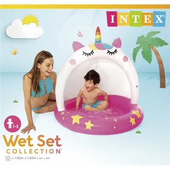 Dětský bazének Intex 58438 102 cm jednorožec