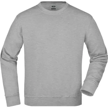 Pánská mikina Daiber Pánská pracovní mikina přes hlavu Sweatshirt JN840 Barva: Šedý melír, Velikost: XL