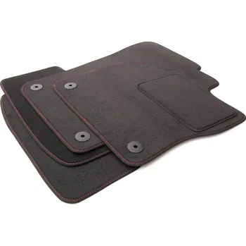 autokoberec Textilní autokoberce Seat Altea (2004 - 2009) s fixací - Standard Černá nit