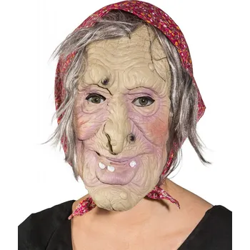 Karnevalový kostým Maska - Čarodějnice s červeným šátkem