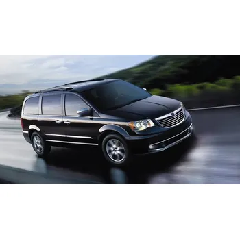 Nosič kol Příčníky Modula Oval Bar Open Rail Alu Chrysler Voyager 2008-2015 s podélníky