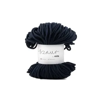 Příze Bavlněná šnůra MILA 3 mm - granátová