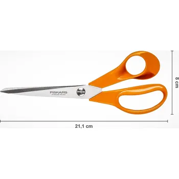 Krejčovské nůžky Krejčovské /domácí /univerzální nůžky FISKARS 1005148, s ergonomickou rukojetí, délka 21 cm