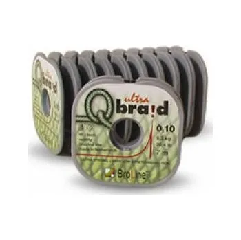 Broline Návazcová šňůrka Q-braid Ultra 8x 0,10mm/9,3kg 10m