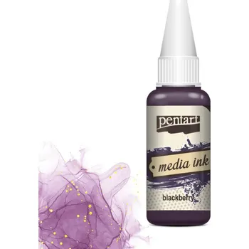 Pentart alkoholový inkoust Media Ink 20 ml Barvy Pentart: Blackberry