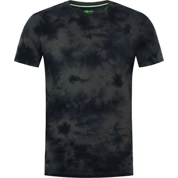 Rybářské oblečení Korda Tričko Tie Dye Tee Slate Grey - M