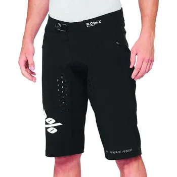 Pánské kraťasy kraťasy pánské 100% R-CORE X Shorts Black - 38