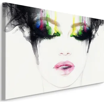 Obraz MyBestHome BOX Plátno Abstraktní Ženská Tvář Varianta: 30x20