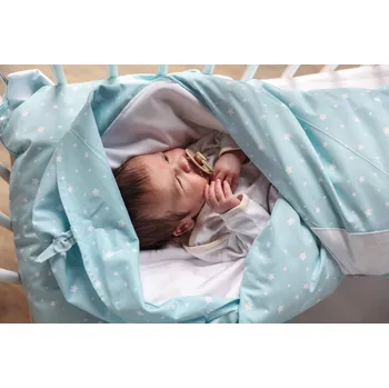 Zavinovačka Eva Kiedroňová SET 4v1 - Maxi Dráček - Vintage pomněnková + Zdarma webinář - Mít peřinku není všechno